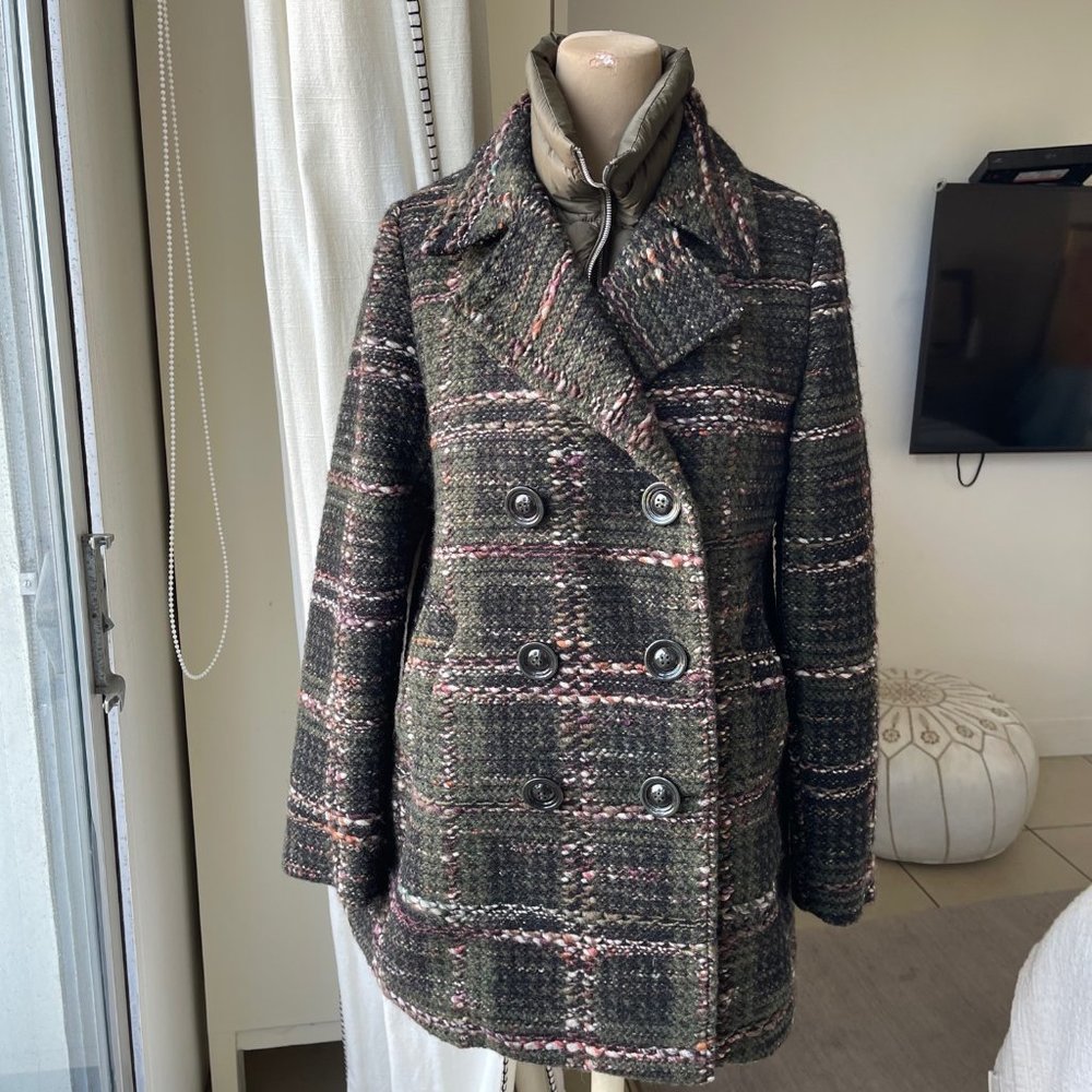 GIMO'S Italian Made Ladies 3/4 Wool Coat